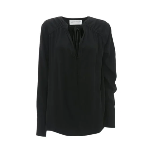 Victoria Beckham Gather Detail Tie Blouse