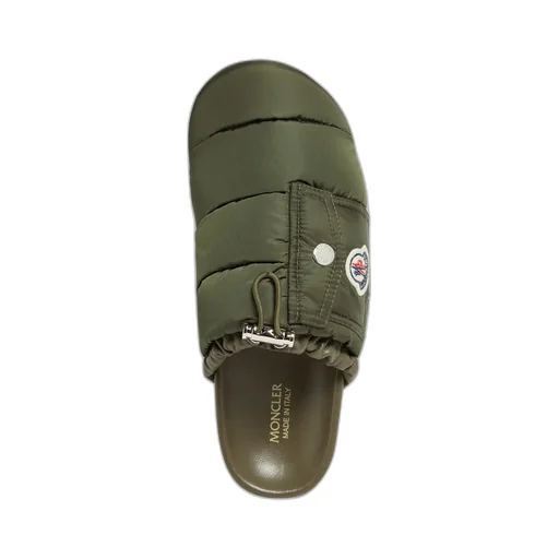 Mon Pocket Padded Leather Mules