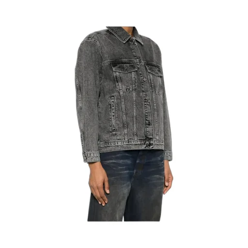 Anine Bing Rory Button-Up Denim Jacket