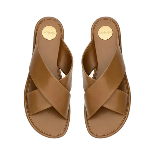 Carlyle Slides In Smooth Leather