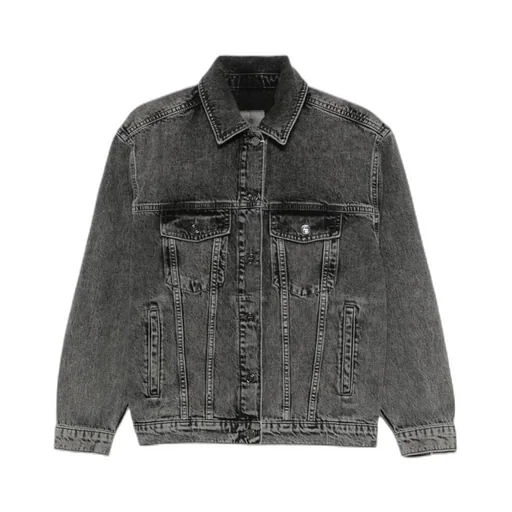 Anine Bing Rory Button-Up Denim Jacket
