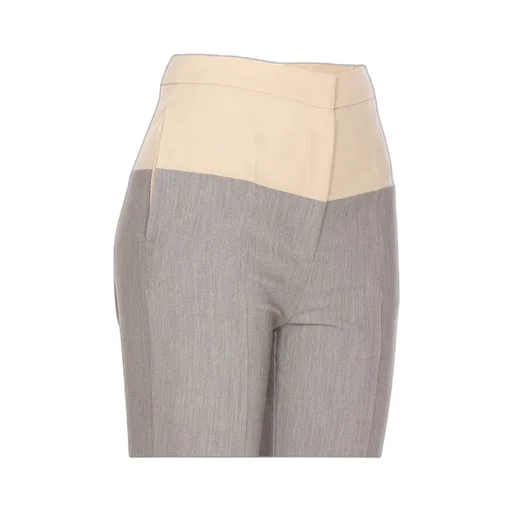 Patrizia Pepe Two-Tone Straight Pants