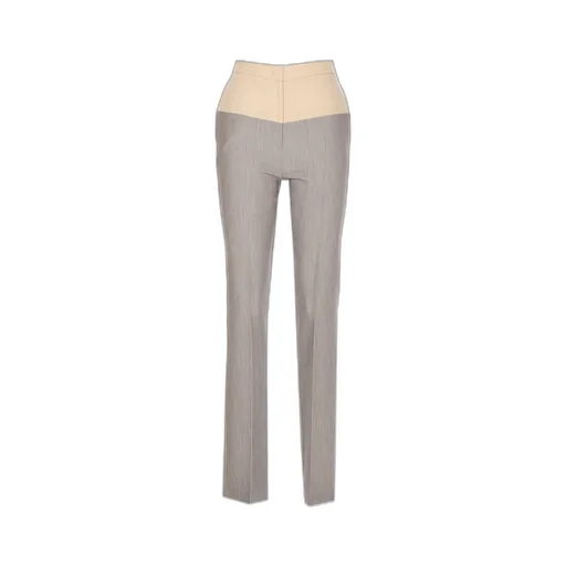 Patrizia Pepe Two-Tone Straight Pants