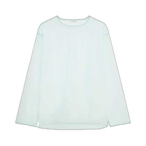 Dries Van Noten Crewneck Sheer Shirt
