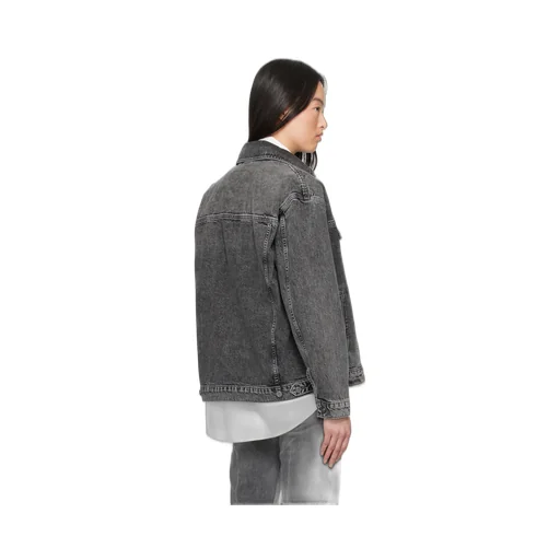 Anine Bing Rory Button-Up Denim Jacket