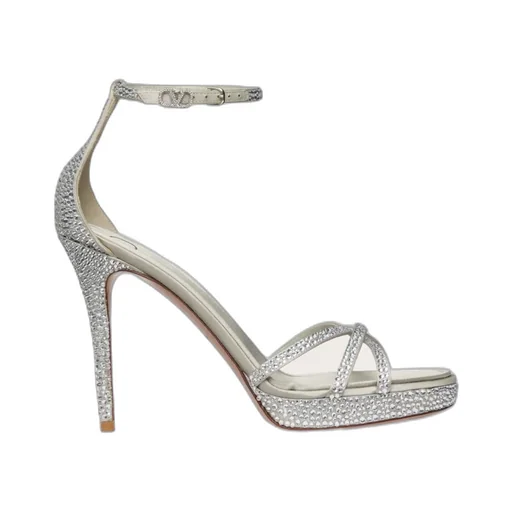 Valentino Eveninglam Embellished Platform Sandals