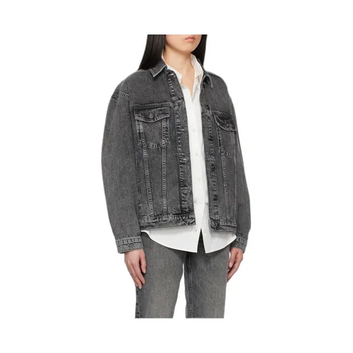 Anine Bing Rory Button-Up Denim Jacket