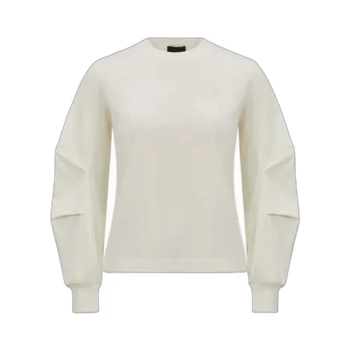 Cotton Pleated Sleeve T-Shirt