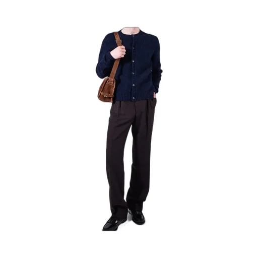 Prada Shetland Crewneck Cardigan