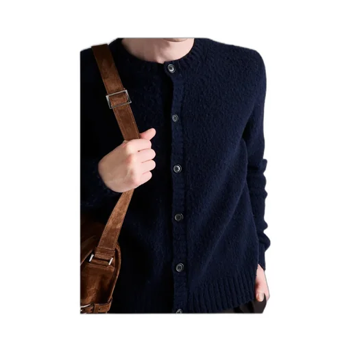 Prada Shetland Crewneck Cardigan