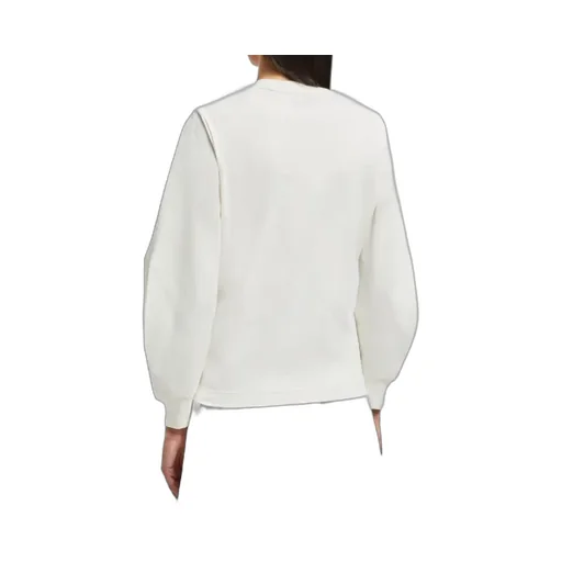 Cotton Pleated Sleeve T-Shirt