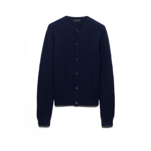 Prada Shetland Crewneck Cardigan