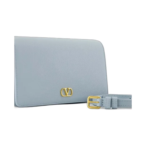 Valentino Vlogo Plaque Foldover Top Mini Shoulder Bag