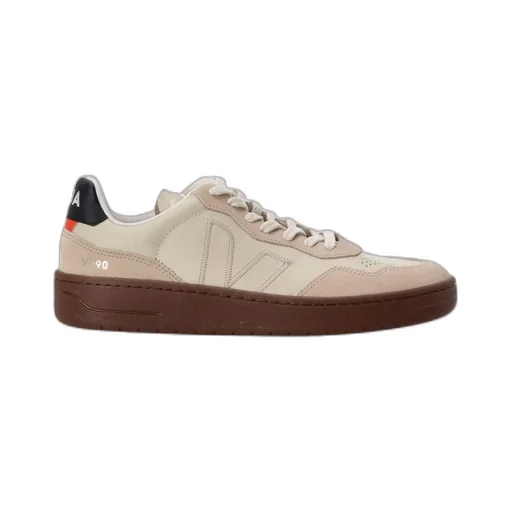 Veja V-90 Lace-Up Sneakers