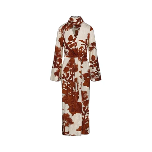 Johanna Ortiz Tropical Print Wrap Dress