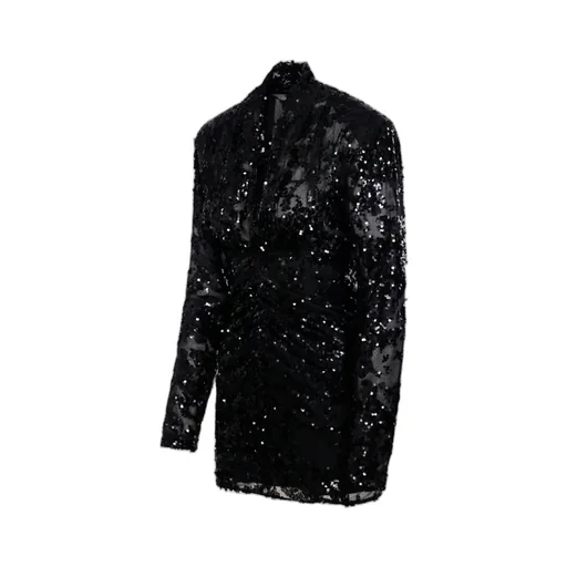 Long-Sleeved Mini Dress