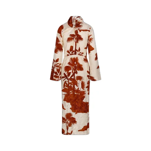 Johanna Ortiz Tropical Print Wrap Dress