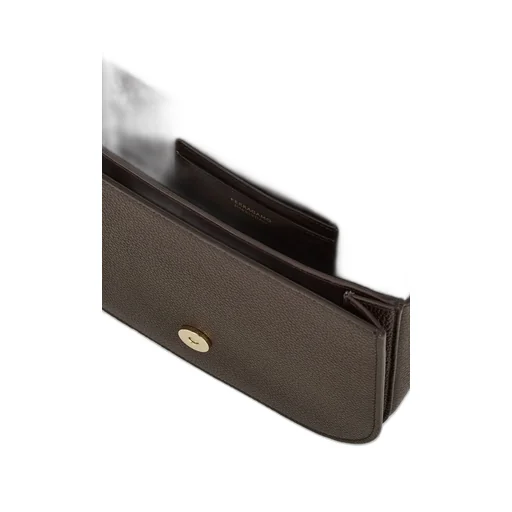 Ferragamo Gancini Double Buckle Crossbody Bag