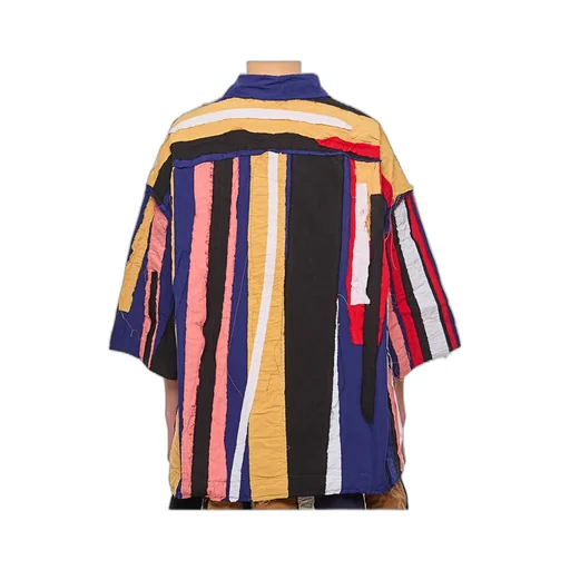 Striped Patchwork Shirt