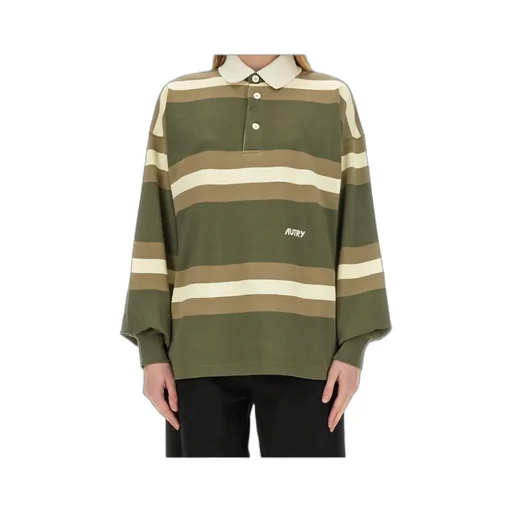 Autry Logo Embroidered Polo Shirt