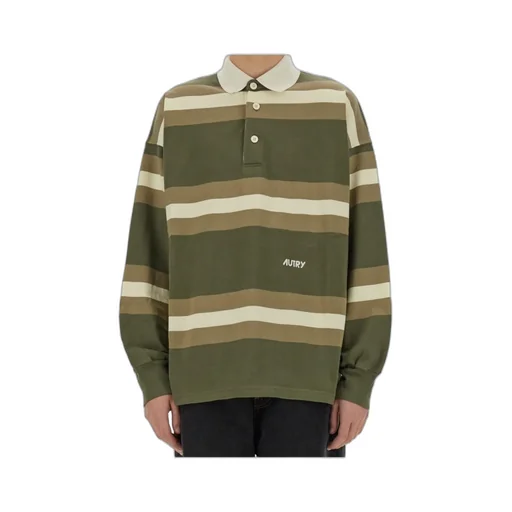 Autry Logo Embroidered Polo Shirt