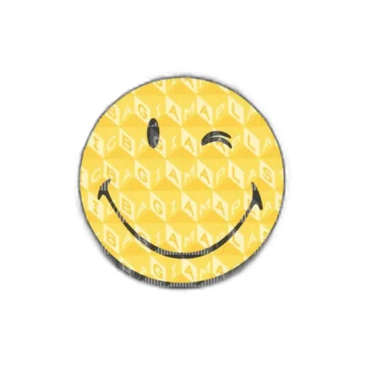 Smiley Face Zipper Handbag