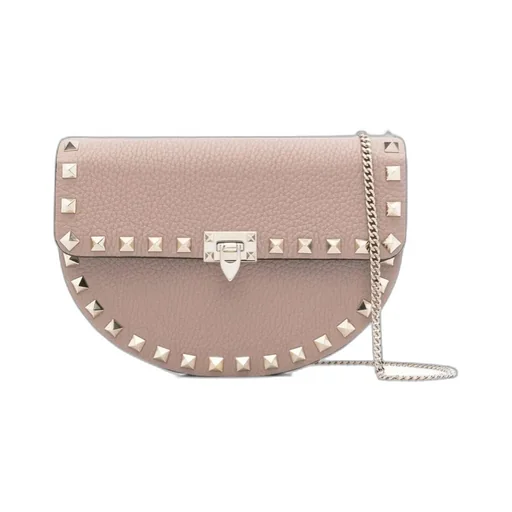 Valentino Garavani Rockstud Foldover Top Crossbody Bag