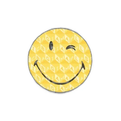 Smiley Face Zipper Handbag