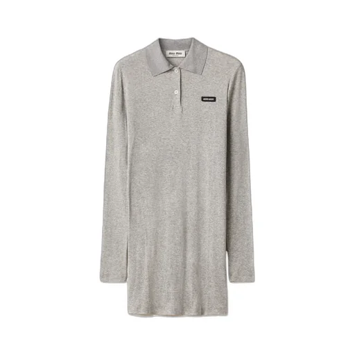 Ribbed Jersey Mini-Dress