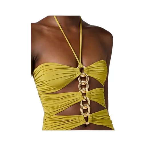 Elisabetta Franchi Chain Swimsuit