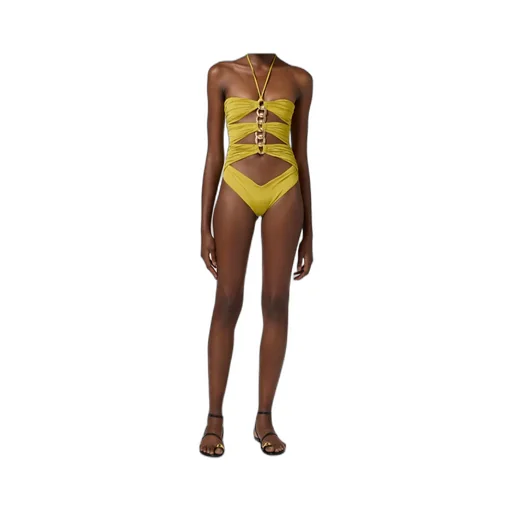 Elisabetta Franchi Chain Swimsuit