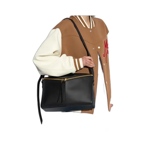 Zippered Shoulder Bag