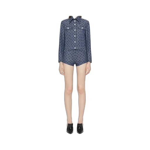 Givenchy Monogram Denim Shorts