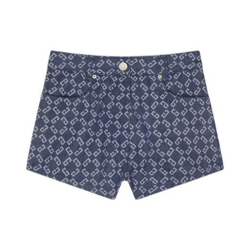 Givenchy Monogram Denim Shorts