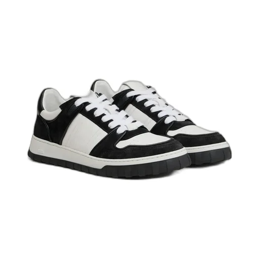 Ami Logo Embossed Low-Top Sneakers