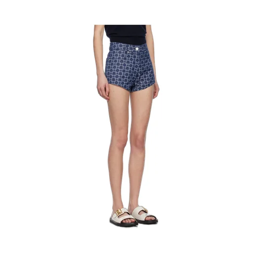 Givenchy Monogram Denim Shorts