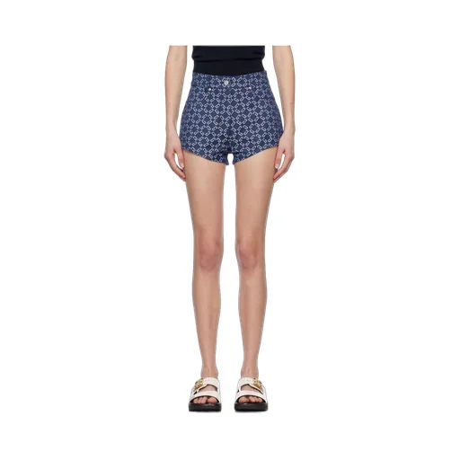 Givenchy Monogram Denim Shorts