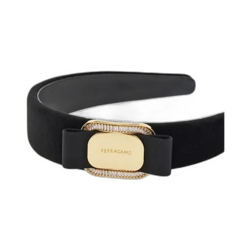 Ferragamo Bow Embellished Velvet Headband