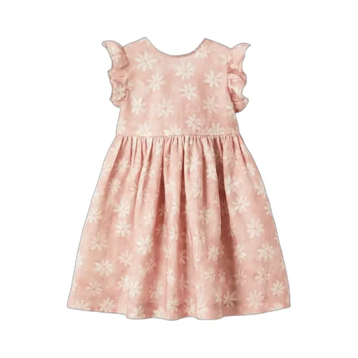 Il Gufo Bow Detailed Floral Dress