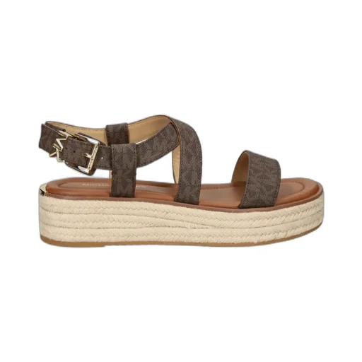 Michael Michael Kors Lynn Signature Logo Platform Espadrille Sandals