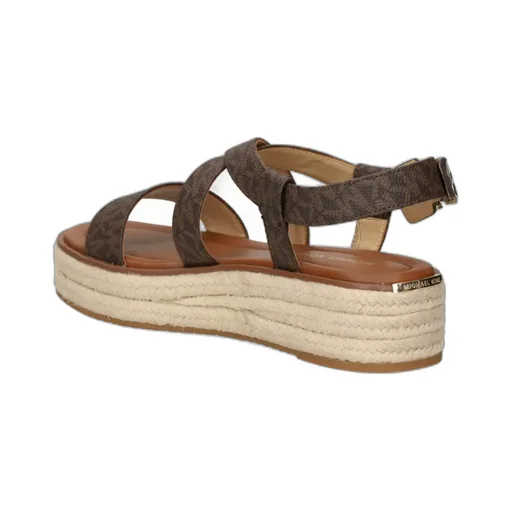 Michael Michael Kors Lynn Signature Logo Platform Espadrille Sandals