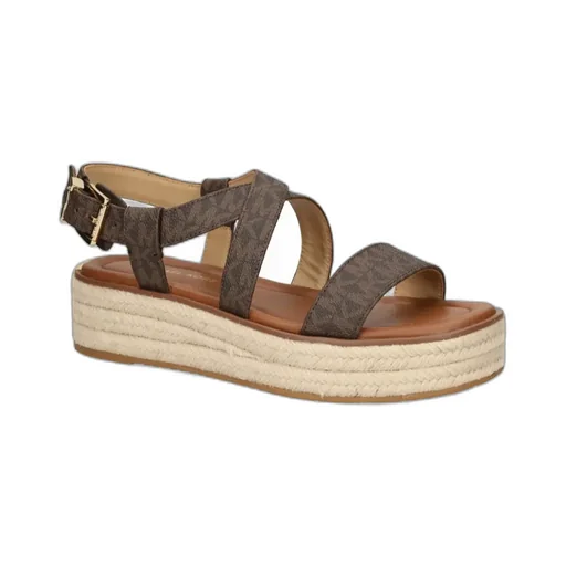 Michael Michael Kors Lynn Signature Logo Platform Espadrille Sandals