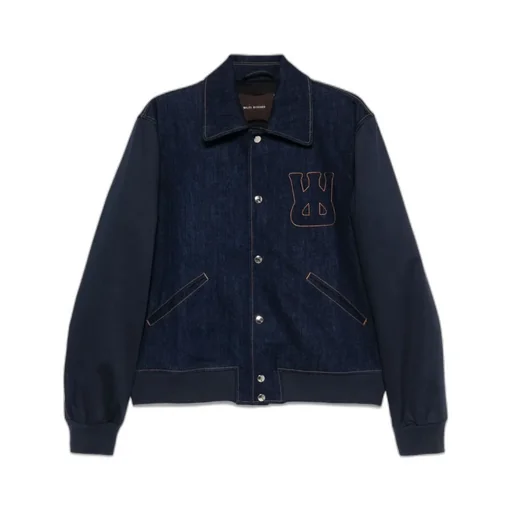 Long-Sleeved Denim Coat