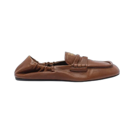 Miu Miu Square Toe Loafers