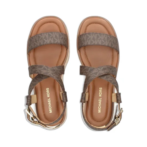 Michael Michael Kors Lynn Signature Logo Platform Espadrille Sandals