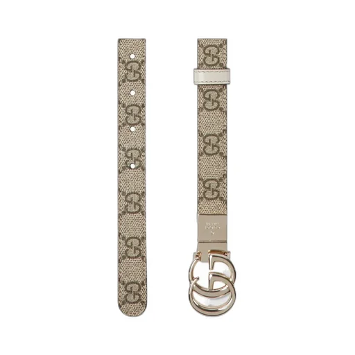 Gucci Gg Marmont Reversible Thin Belt
