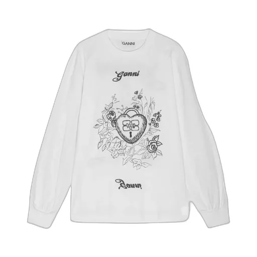 Ganni Re-Cut Heavy Long Sleeve T-Shirt