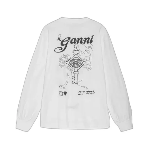 Ganni Re-Cut Heavy Long Sleeve T-Shirt