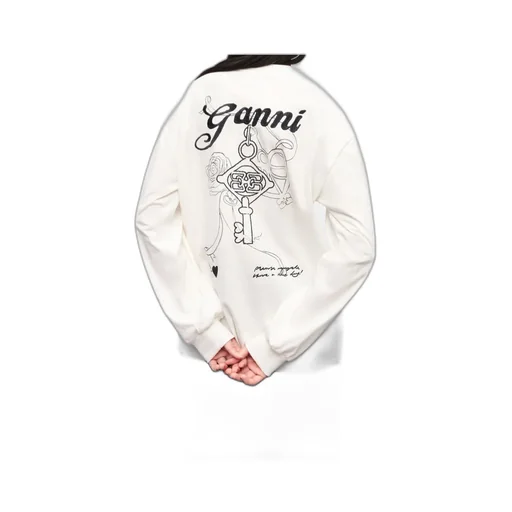 Ganni Re-Cut Heavy Long Sleeve T-Shirt