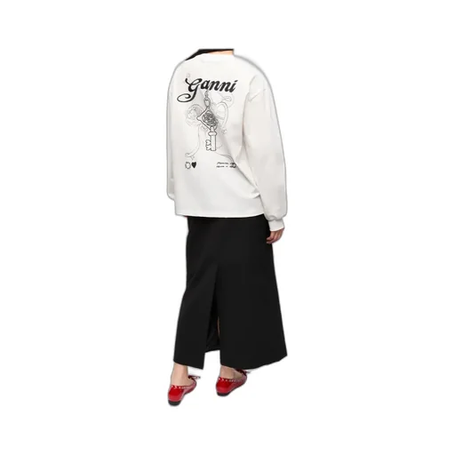 Ganni Re-Cut Heavy Long Sleeve T-Shirt